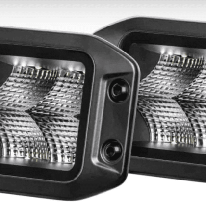 Hella LED Black Magic 3.2″ Cube Kit – (Flood/Flush) – Set of 2