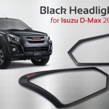 Black Headlight trims for Isuzu D-Max 2016+