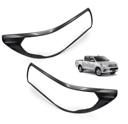 Toyota Hilux Headlight Trims Fits 2016 – 2020 Models
