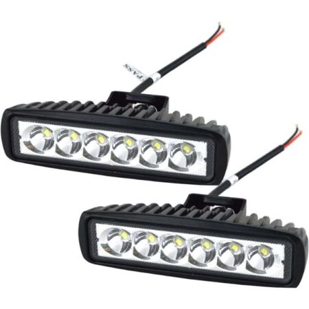 LED 18 Watt Spot Light Flood Driving set of 2