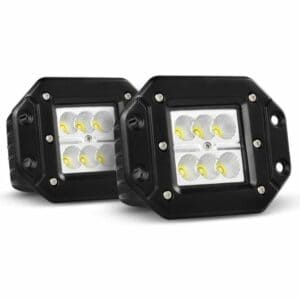 Led Spot Light / Led Light Bar 18 Watt Flush Mount Led Pods Set Of 2