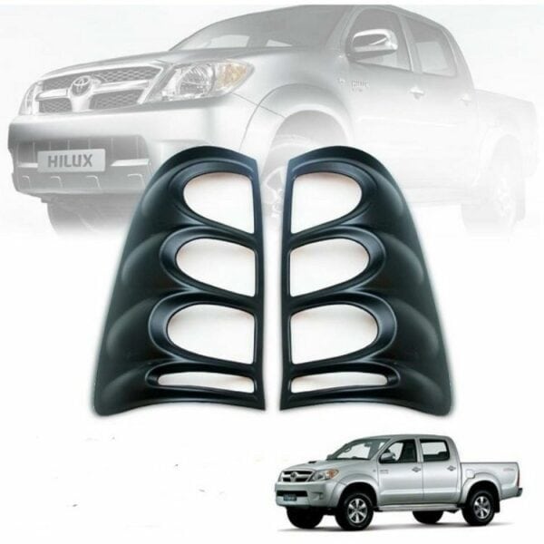 Toyota Hilux VIGO 2012 – 2015 Tail Light Trims Black