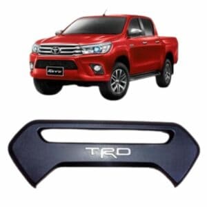 Toyota Hilux Tailgate Handle Trim Silver TRD