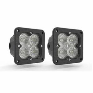 LED 20 Watt Flush Mount Work Light 3 Inch Flood Set of 2