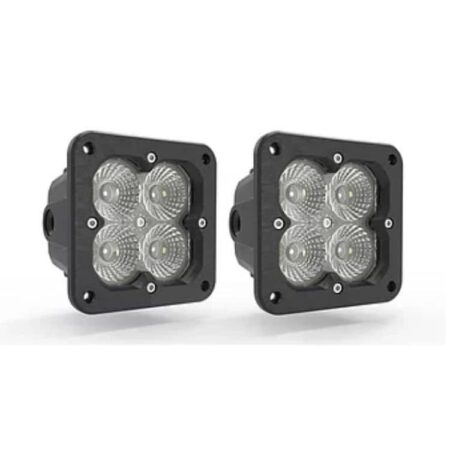 LED 20 Watt Flush Mount Work Light 3 Inch Flood Set of 2