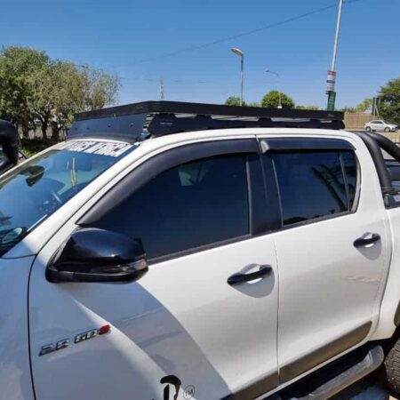 Toyota Hilux (2016-2025) Black Weather Shields Satin Black