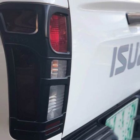 Isuzu 2013 D-Max Matt Black Tail Light Covers