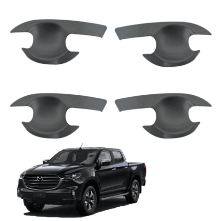 Mazda BT50 2012+ Door handle bowls Matt Black Double Cab