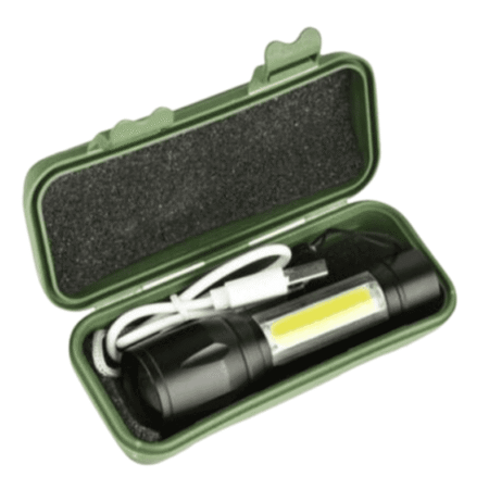 Mini USB Rechargeable Flashlight at Bromvoel Outdoor Accessories