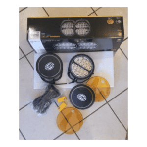 Hella 7" ValueFit Supernova 2.0 LED Spot Light Set