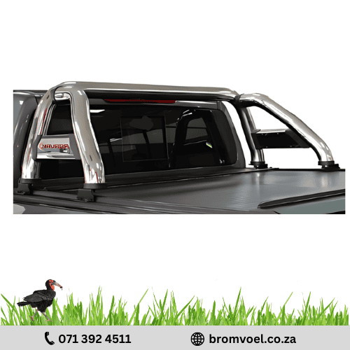 Navara Stainless Steel Roll Bar D/Cab RollaTop Compatible – MAXE