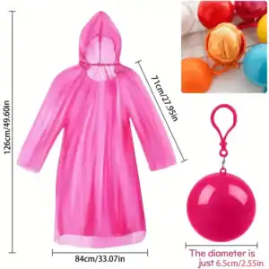 Disposable raincoat