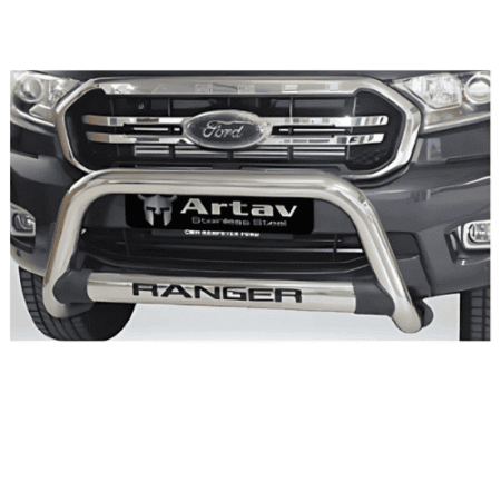 Ford Ranger T7 Nudge bar Stainless Bromvoel
