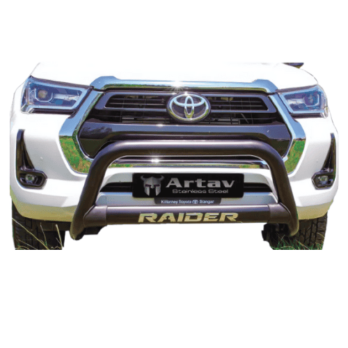 Hilux GD6 Raider Oval Nudge Bar Black- Artav