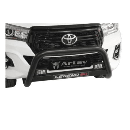 Hilux Legend 50 Honeycombnudge bar black Artav - Bromvoel