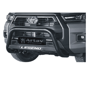 Hilux Legend Honeycomb nudge sports bar black Artav - Bromvoel