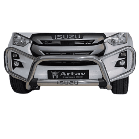 Isuzu DMax Gen 7 Tri bumper Protector Stainless - Artav Fits 2022 + Models
