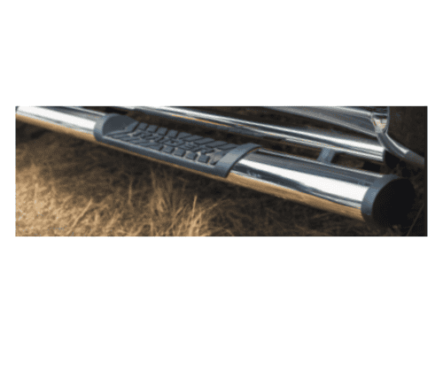 Toyota Hilux D4D Side Steps double cab stainless The oval range bromvoel