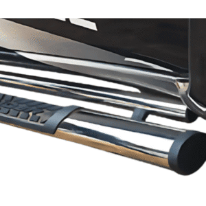 Toyota Hilux D4D Side Steps double cab stainless The oval range bromvoel