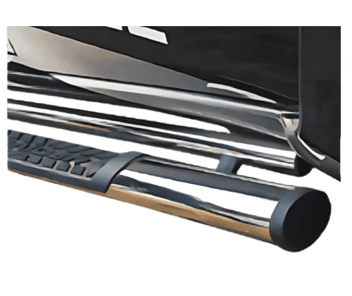 Hilux D4D Side Steps Stainless D/C – Artav