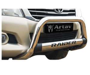 Toyota Hilux D4D Nudge Bar Stainless The Oval range Bromvoel