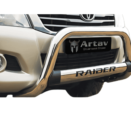 Toyota Hilux D4D Nudge Bar Stainless The Oval range Bromvoel