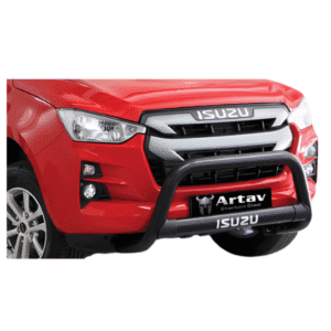 Isuzu Dmax nudge bar with oval cross member black Artav Bromvoel