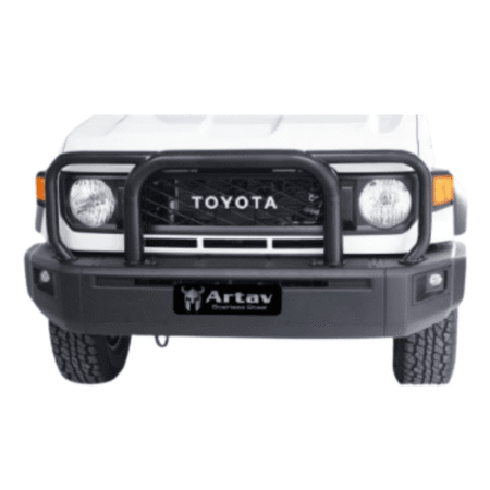 Toyota Landcruiser 70 Series Grill Guard Black Artav Bromvoel