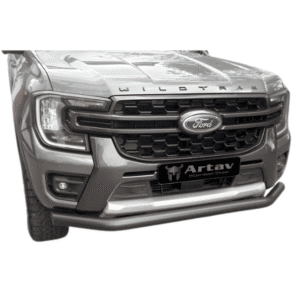 Ranger Next Gen Front Styling Bar Single Tube Black - Artav Bromvoel