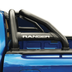 Ranger Next Gen Sports Bar x Oval Side Tubes Black single cab - Artav Bromvoel