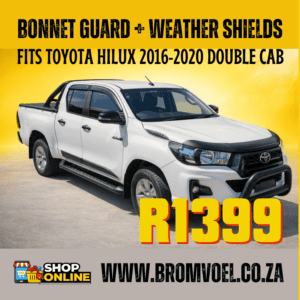 Hilux 2016-2020 Bonnet Guard Weather Shields