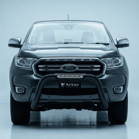 Ford Ranger T7 and T8 PDC Nudge Bar Black at Bromvoel Outdoor Accessories