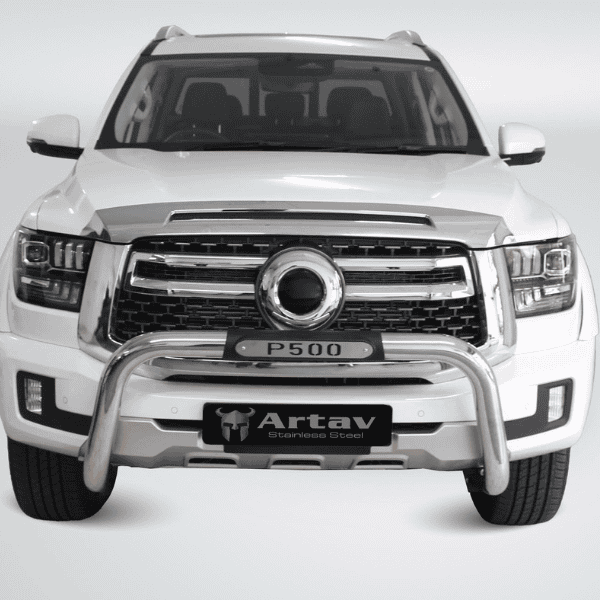 GWM P500 Nudge Bar Stainless - Artav Bromvoel Outdoor Accessories