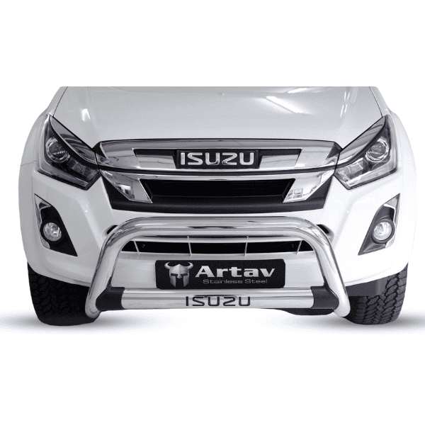 Isuzu RT50 & RT85 Nudge Bar Stainless - Artav Bromvoel Outdoor Accessories