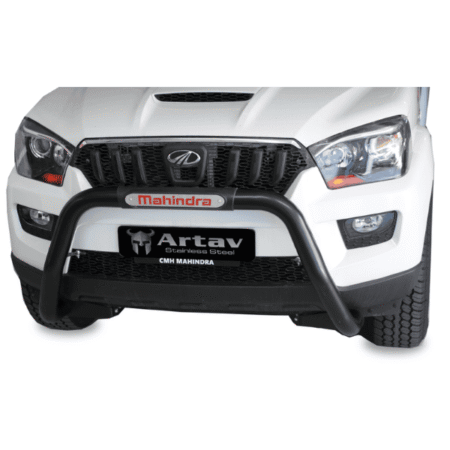 Mahindra Pik Up Nudge Bar Black - Artav Bromvoel