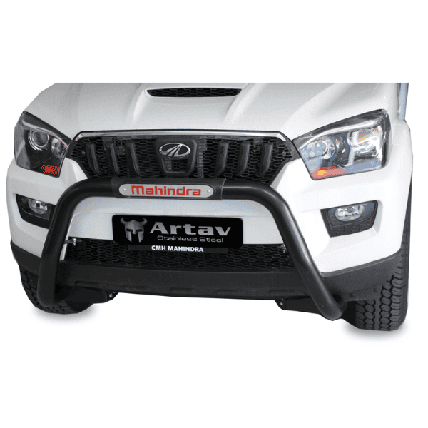 Mahindra Pik Up Nudge Bar Black - Artav Bromvoel