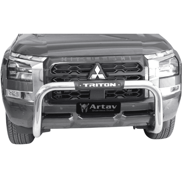 Mitsubishi Triton PDC Nudge Bar Stainless - Artav Bromvoel