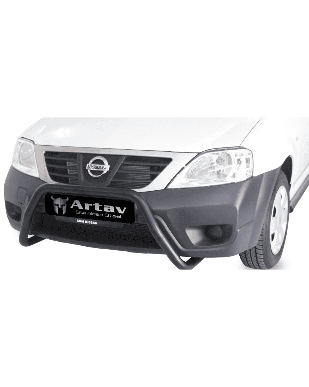Nissan NP200 Nudge Bar Black - Artav Bromvoel