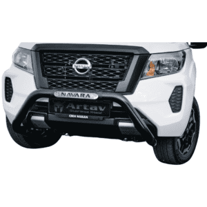 Nissan Navara D23 Facelift Nudge Bar Black - Artav Bromvoel