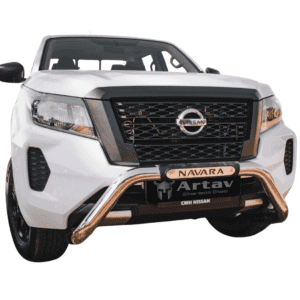 Nissan Navara D23 Facelift Nudge Bar stainless - Artav Bromvoel