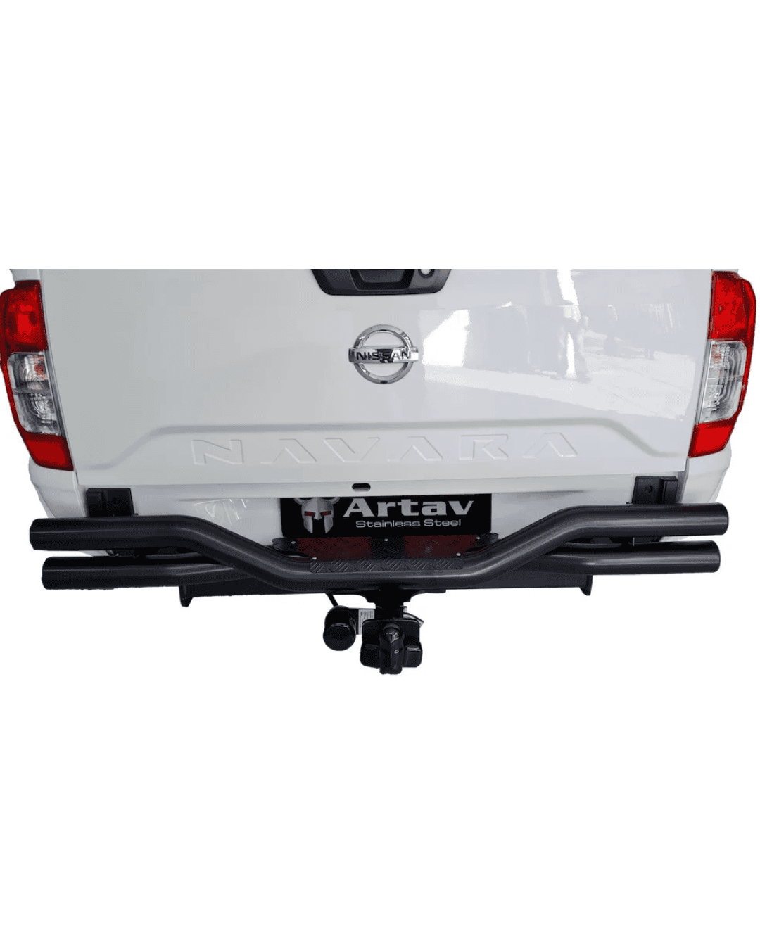 Nissan Navara D23 Facelift Rear Step Black (Fits DC and SC Models) -Artav Bromvoel