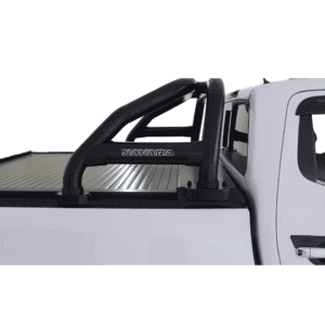 Nissan Navara Securi-Lid Sports Bar Black (Branded Brake Light) - Artav Bromvoel