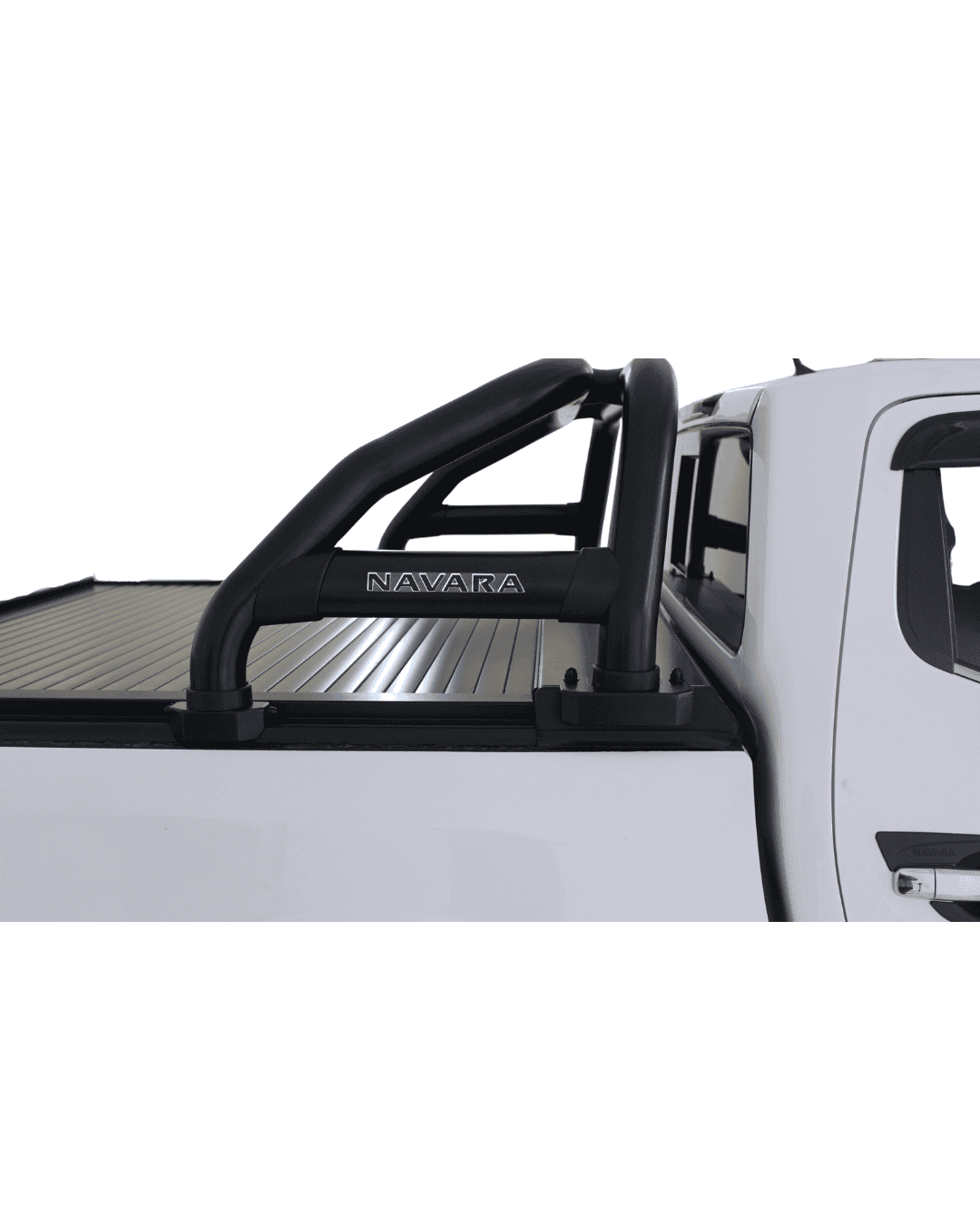 Nissan Navara Securi-Lid Sports Bar Black (Branded Brake Light) - Artav Bromvoel