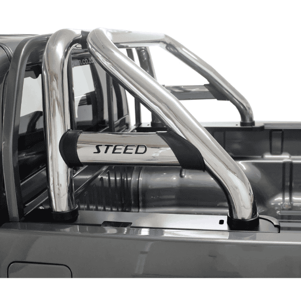 Steed 5 & 5E Sports Bar w Oval Side Plates Stainless - Artav Bromvoel Outdoor Accessories