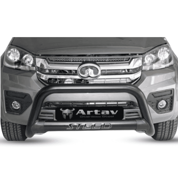 Steed 5 Facelift Nudge Bar Black - Artav Bromvoel Outdoor Accessories