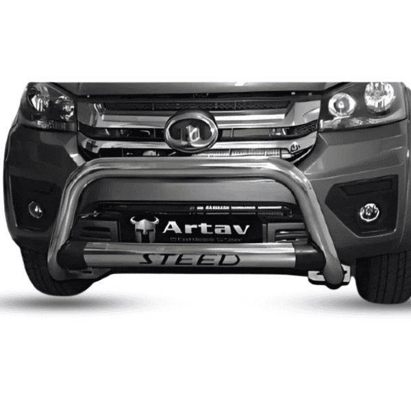 Steed 5 Facelift Nudge Bar Stainless - Artav Bromvoel Outdoor Accessories