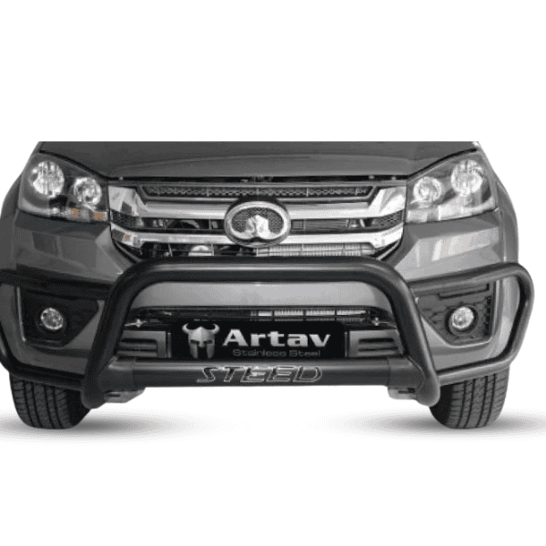 Steed 5 Facelift Tri Bumper Black - Artavv Bromvoel Outdoor Accessories