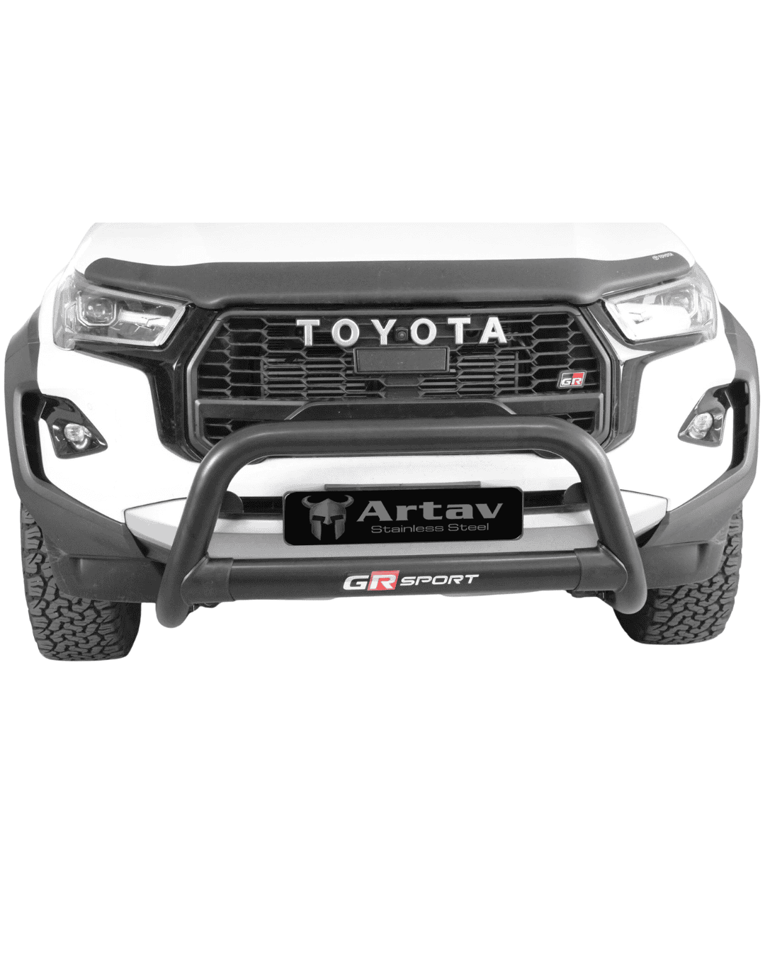 Toyota Hilux GR-S3 (GR Sport) Nudge Bar Black - Artav Bromvoel