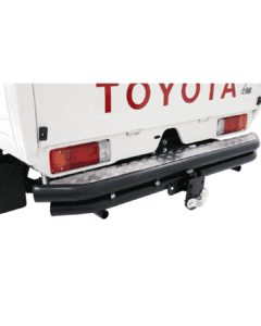 Toyota Landcruiser Rear Step Black (Fits ONLY with Towbar 90031T) - Artav Bromvoel