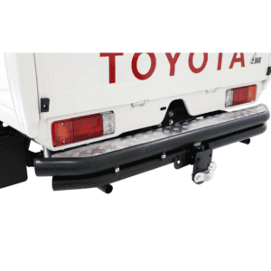 Toyota Landcruiser Rear Step Black (Fits ONLY with Towbar 90031T) - Artav Bromvoel